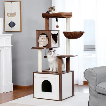 FIKO Luxury Multi-level Cat Tower