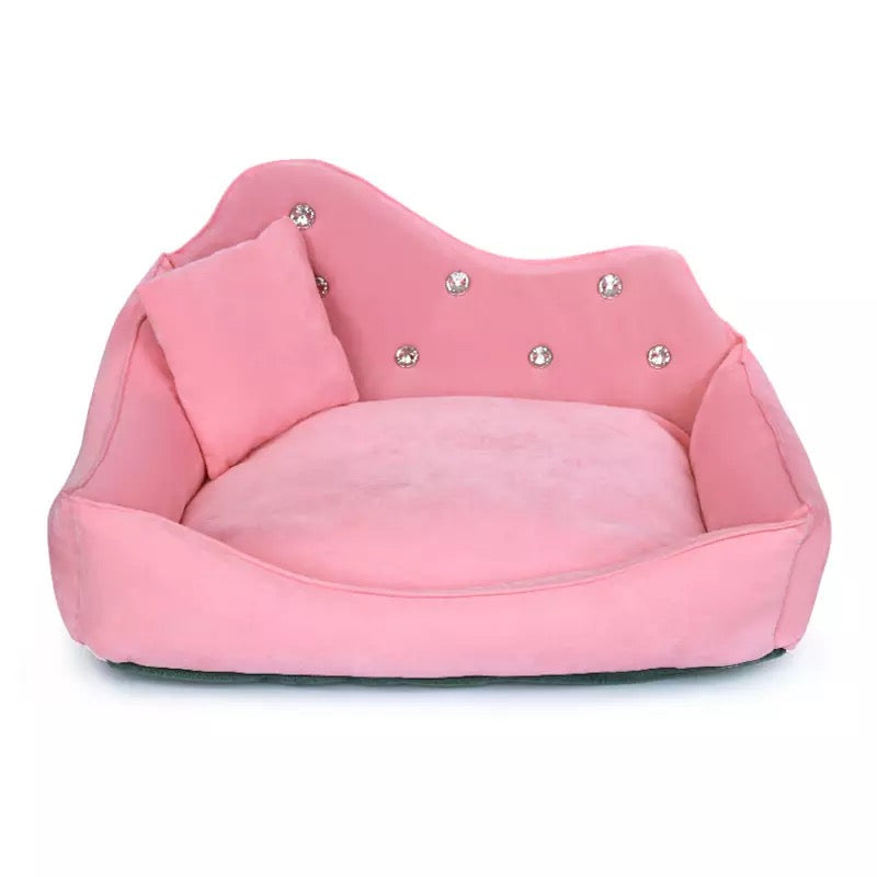 DiamondPaws Deluxe Rhinestone Pet Bed