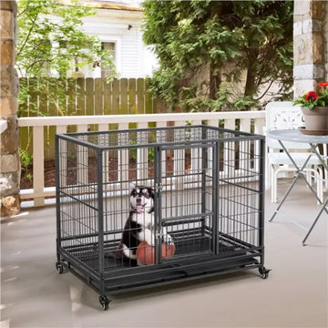 Heavy Duty Collapsible Dog Kennel and Crate Pet Playpen