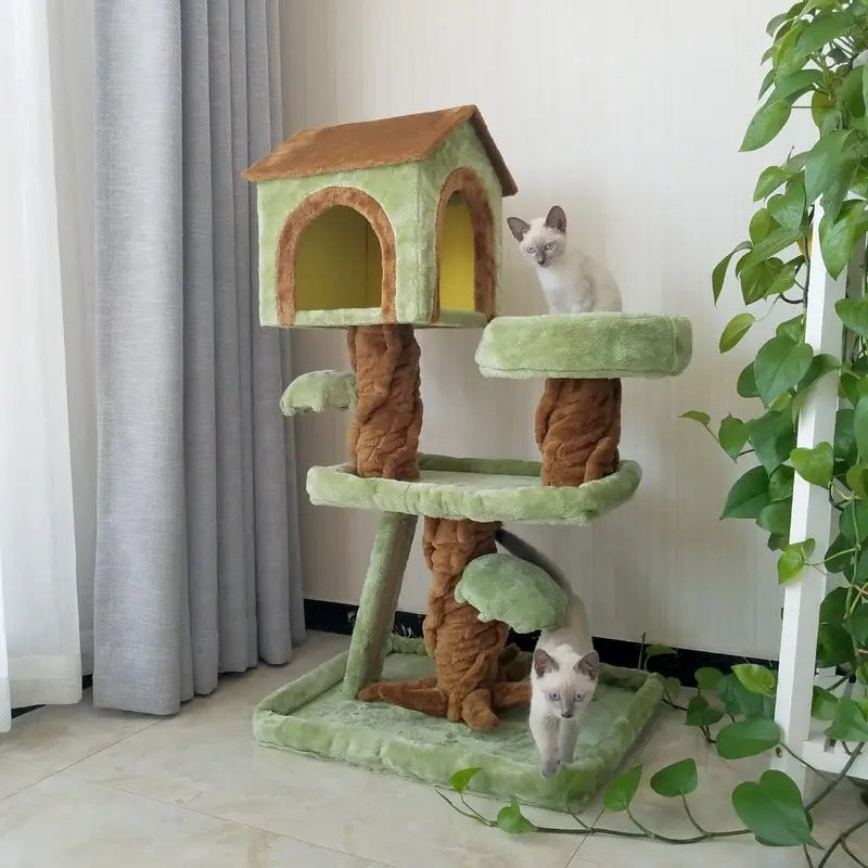 True Luxury Whimsical Pet Cat Treehouse