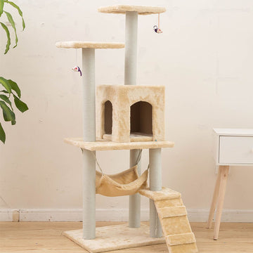 Pet FunHouse Cat Activity Wood Tower